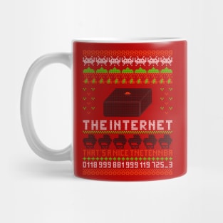 Great Reception Ugly Christmas Sweater Mug